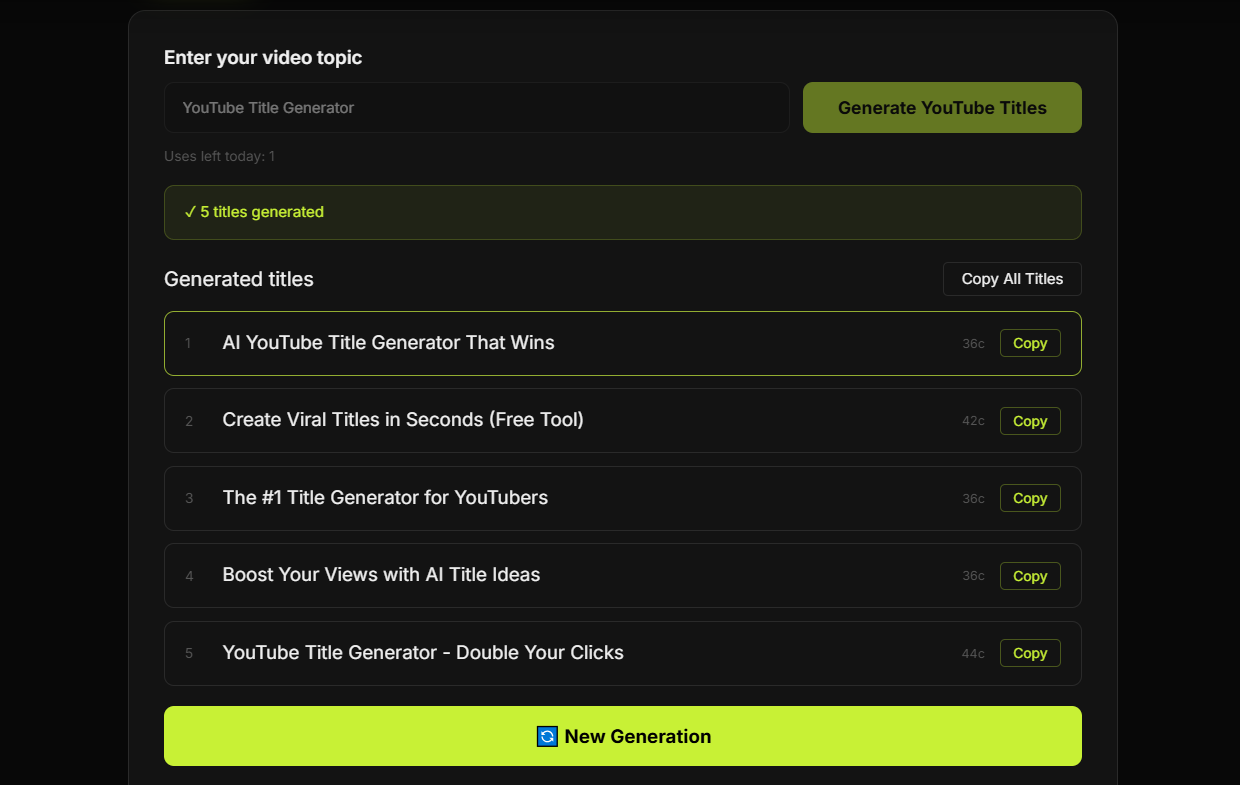 How to Generate Better YouTube Titles with AI