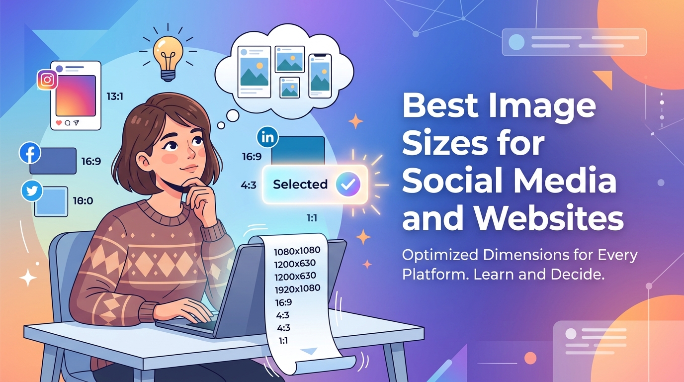 Best Image Sizes for Social Media and Websites