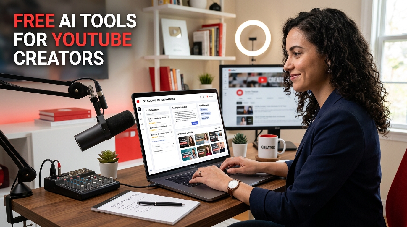 Herramientas gratis con IA para creadores de YouTube