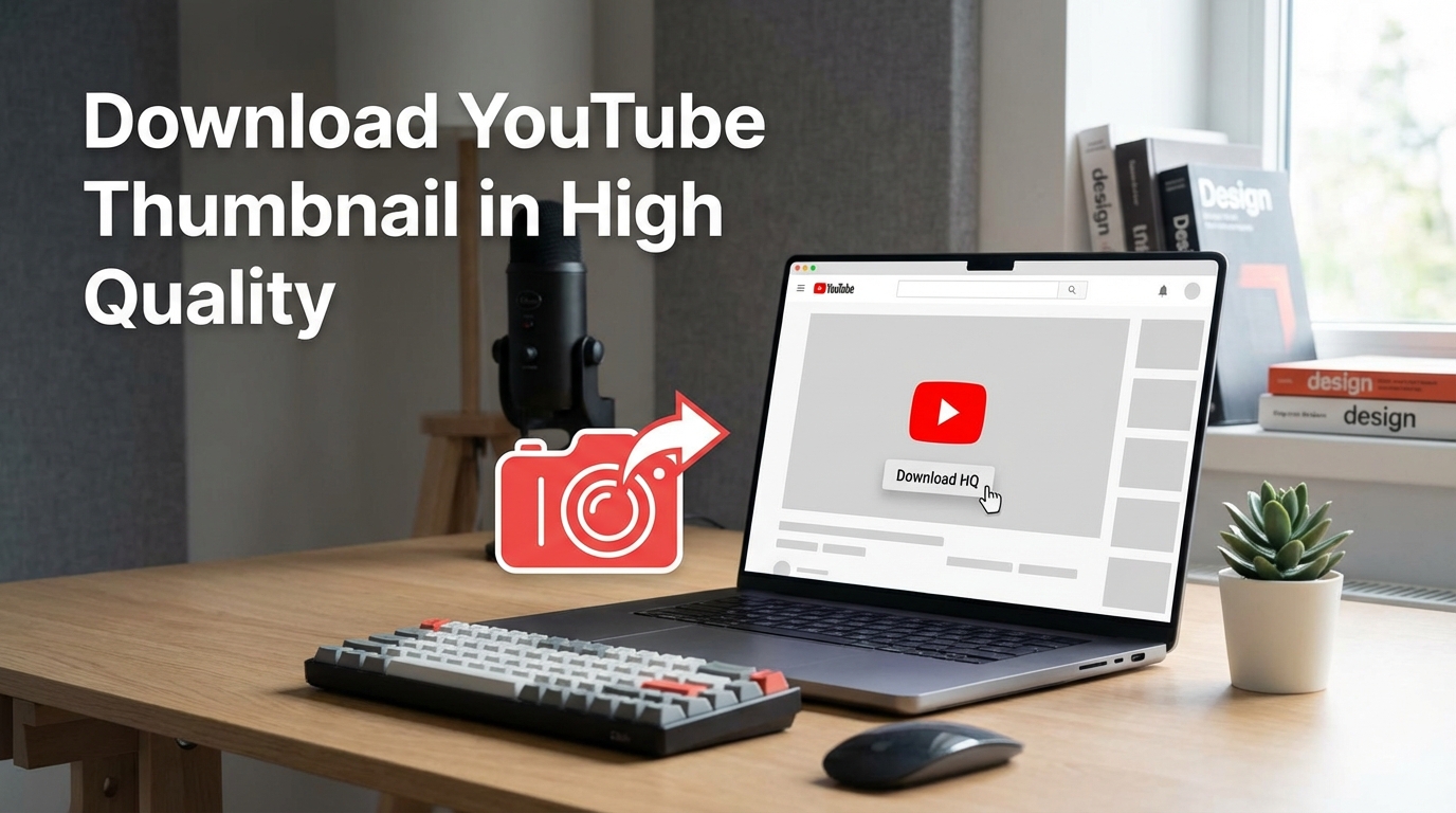 How to Download a YouTube Thumbnail in High Quality