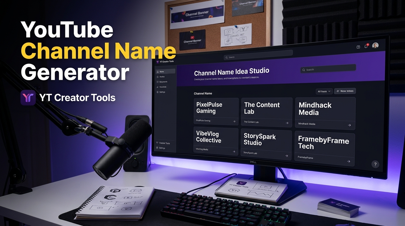 YouTube Channel Name Generator