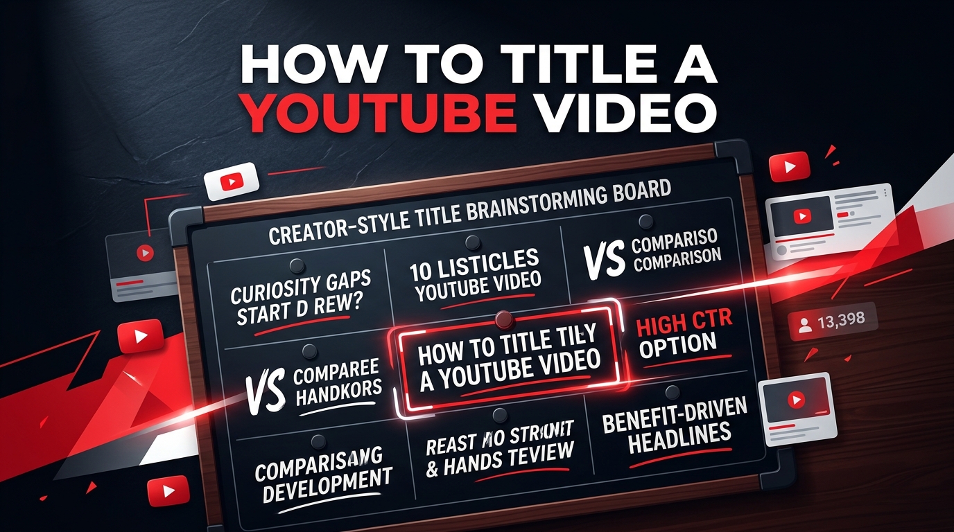 How to Come Up With a YouTube Video Title
